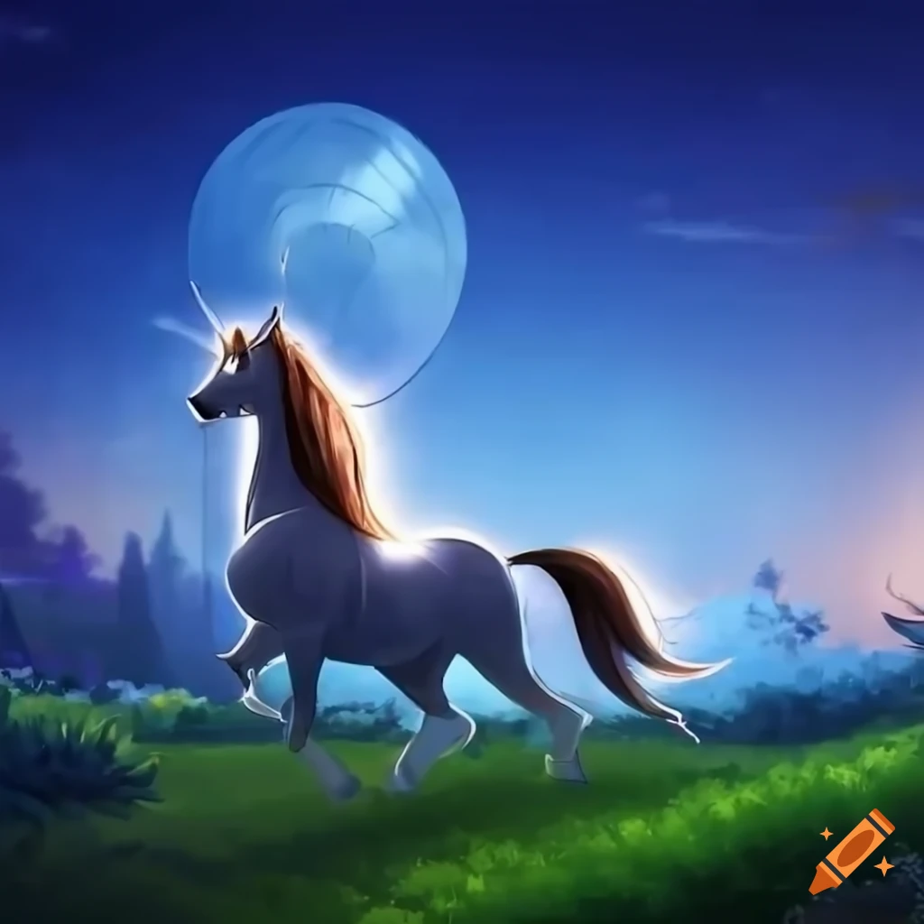 Transparent Horses Cute - Anime Cute Horse Drawing, HD Png Download -  kindpng