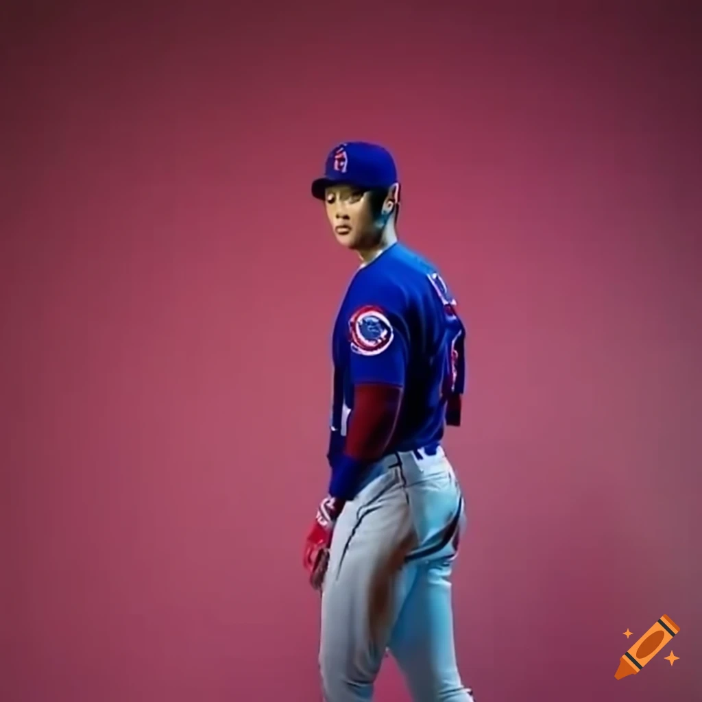 Image of shohei ohtani playing for the chicago cubs on Craiyon