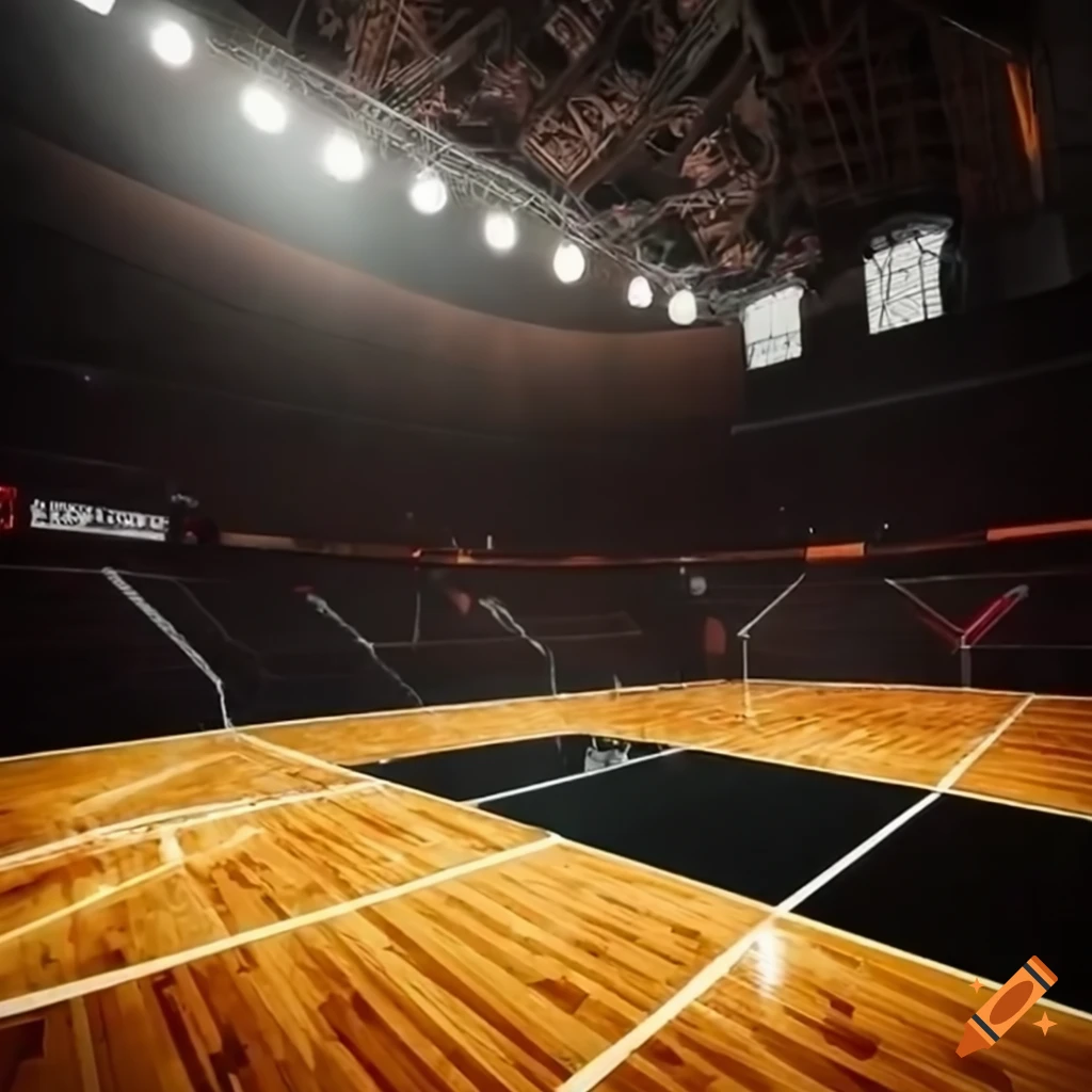 Ultra realistic basketball stadium on Craiyon