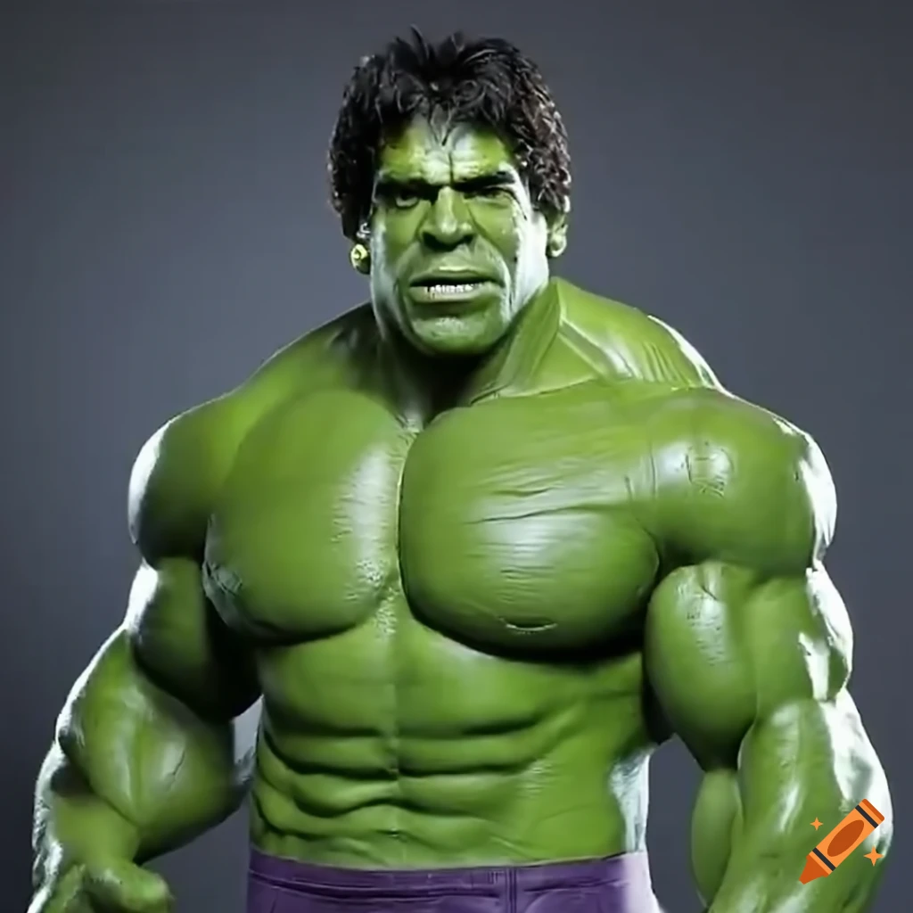 Photorealistic Depiction Of Lou Ferrigno As Hulk In Nyc