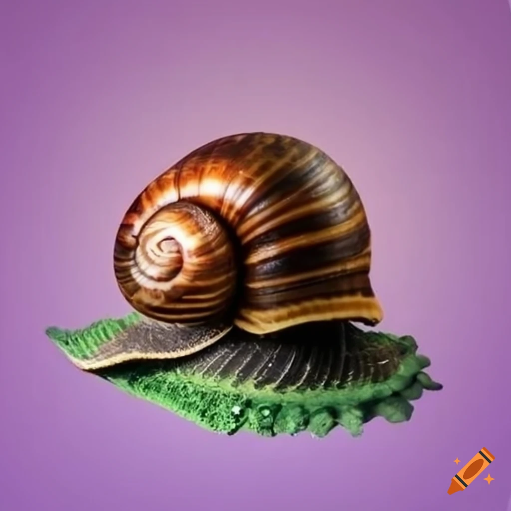 Image of a dj snail on Craiyon