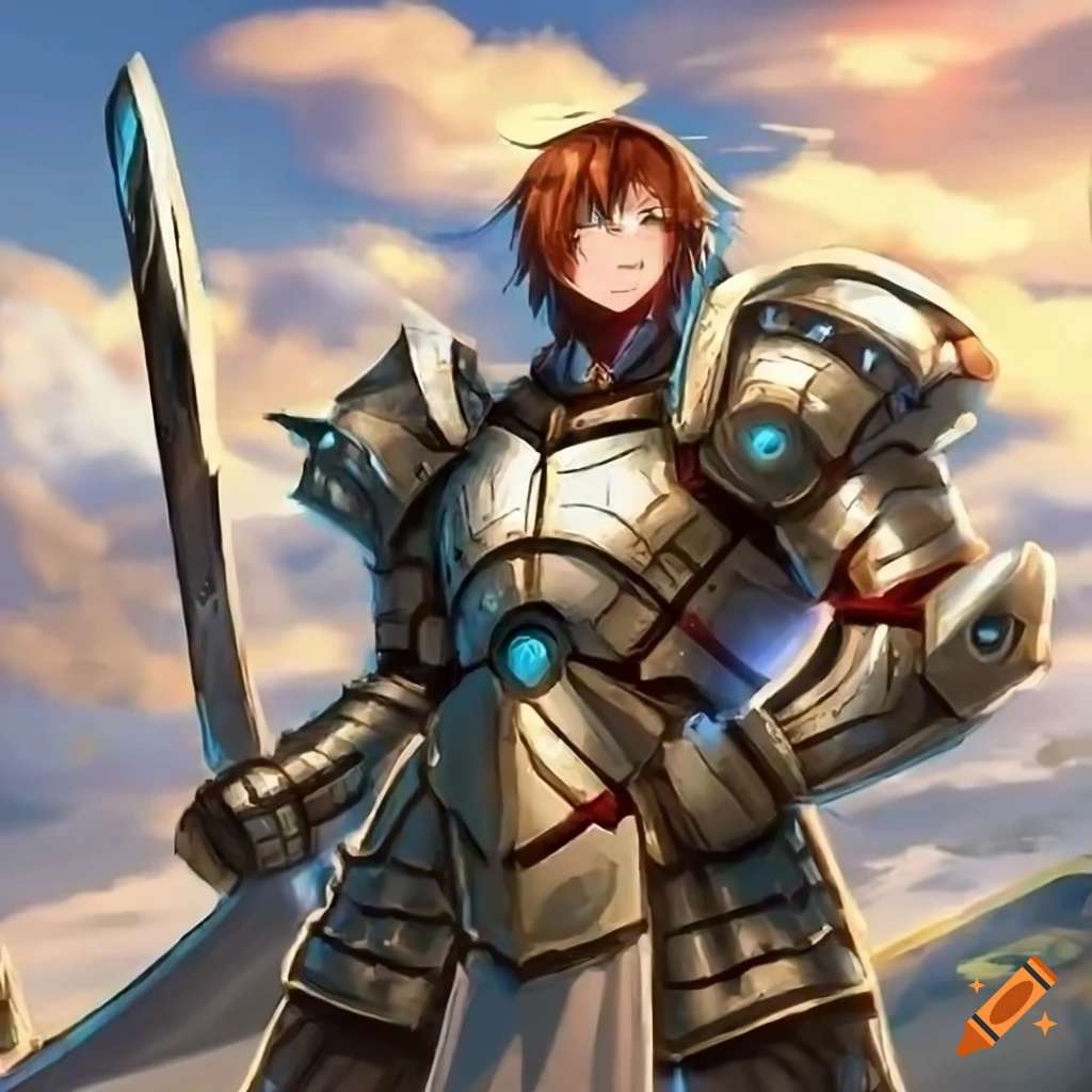 paltry-deer841: Fire Dragon Anime Girl Wearing Armor