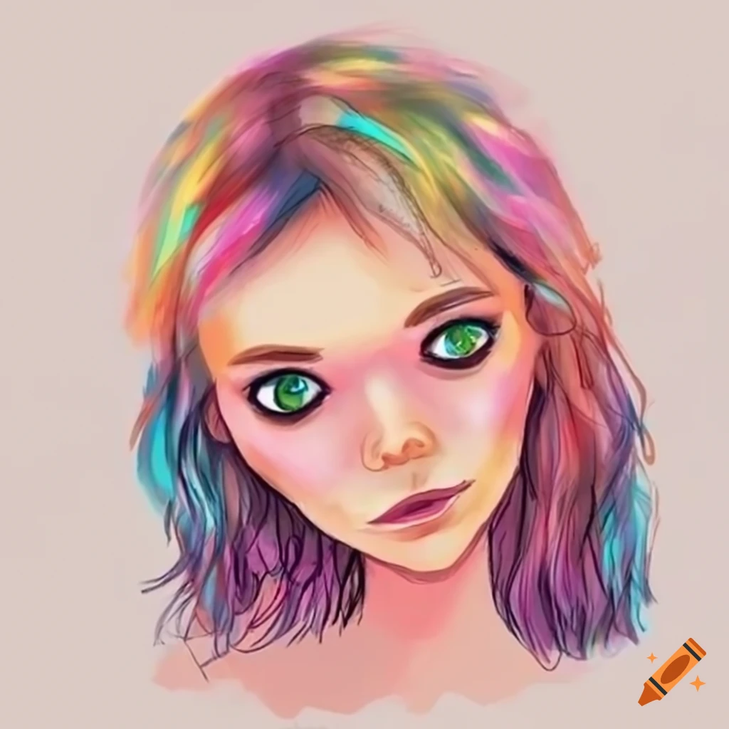 artistic drawing of a mother