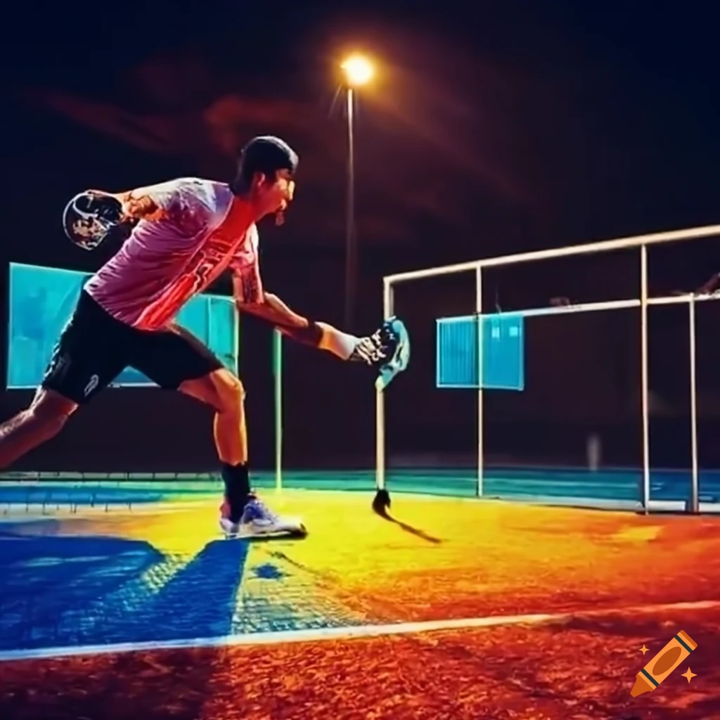photo of a intense padel match