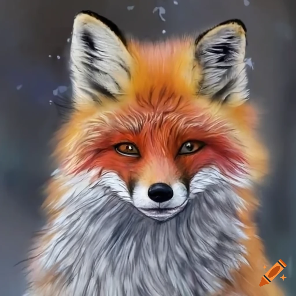 Draw Arctic Fox - HelloArtsy