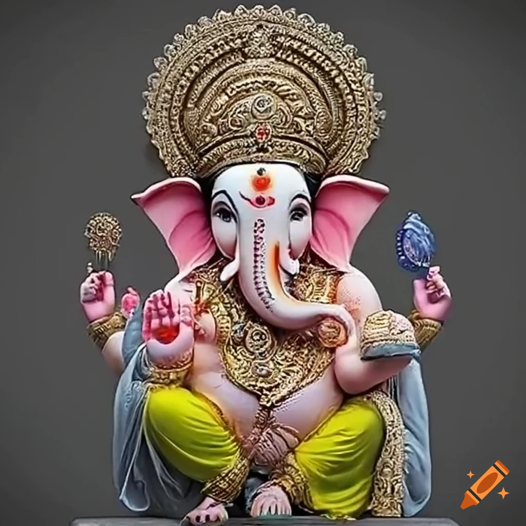 Lord ganesh idol on Craiyon