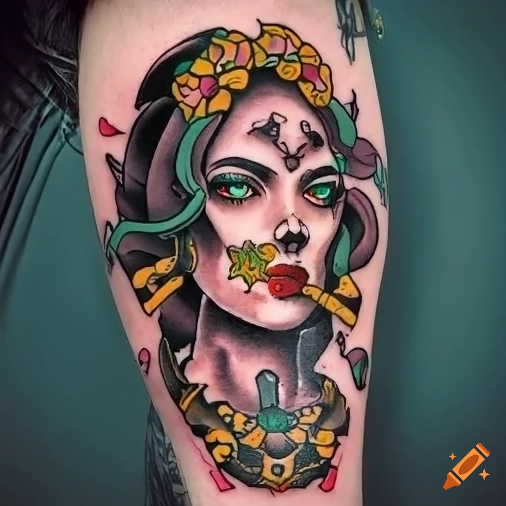 Neo Traditional Tattoos on Instagram: “Artist: @ikostattoo ✒ - Follow us  @neotradtattz for more ✌✒ . .… | Neo tattoo, Neo traditional tattoo, Traditional  tattoo art