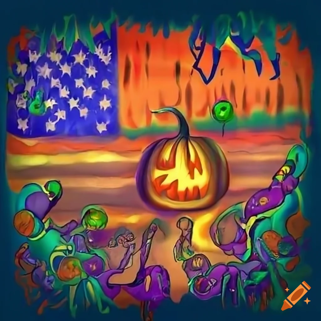 Halloween themed Texas image