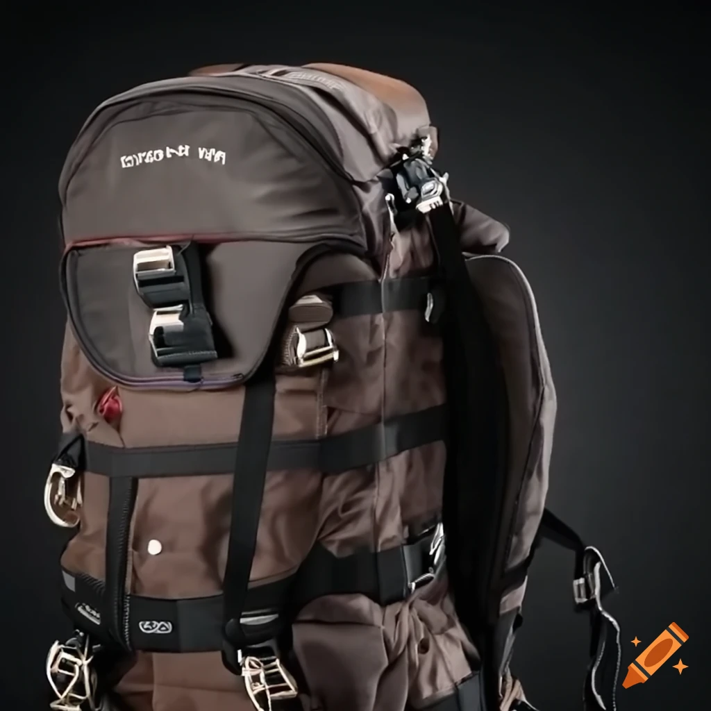 Backpack with padding and straps on Craiyon