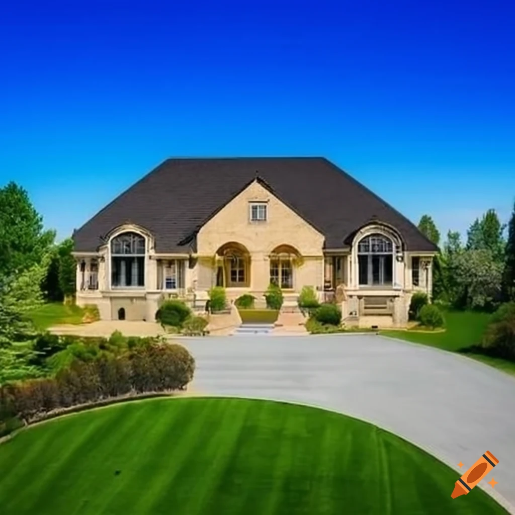 Bird's eye view of impressive american style roof designs on Craiyon