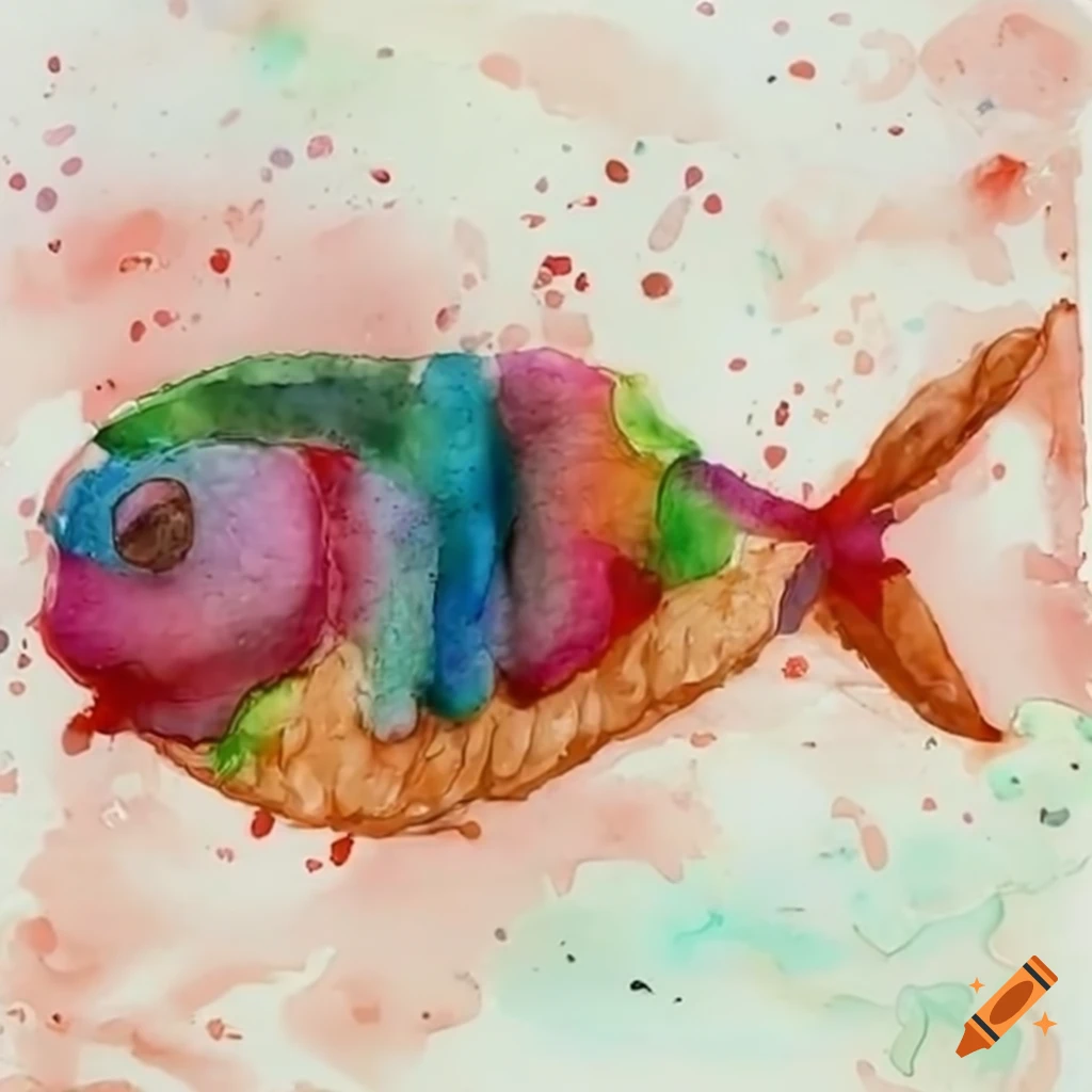 Creative fish snack made with bread and peanut butter jelly on Craiyon