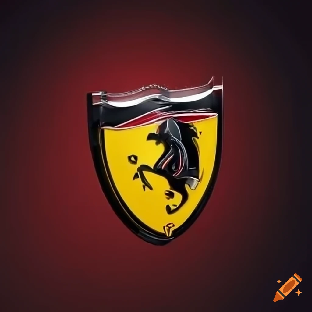 Ferrari Emblem 15 - Gun Metal Grey – LYN HINER STUDIOS, LLC