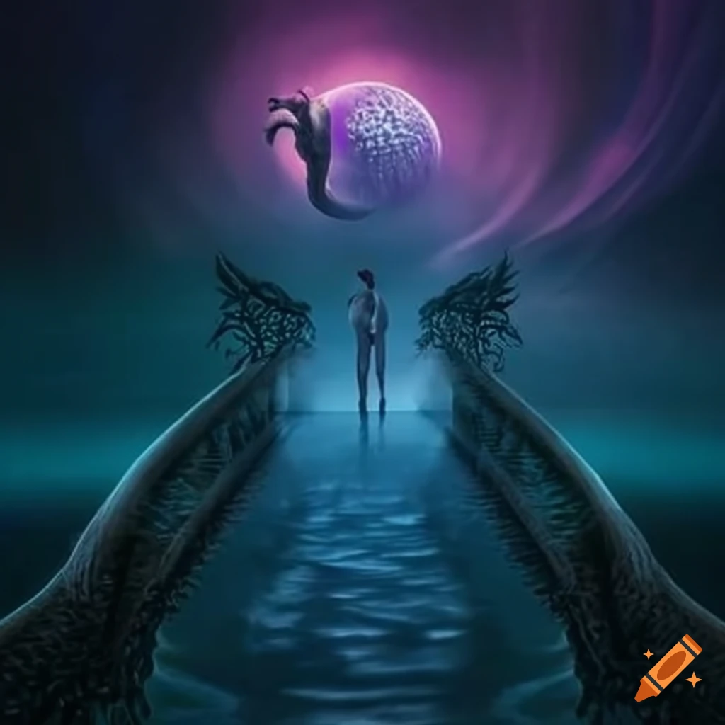 visionary art of an ethereal twilight