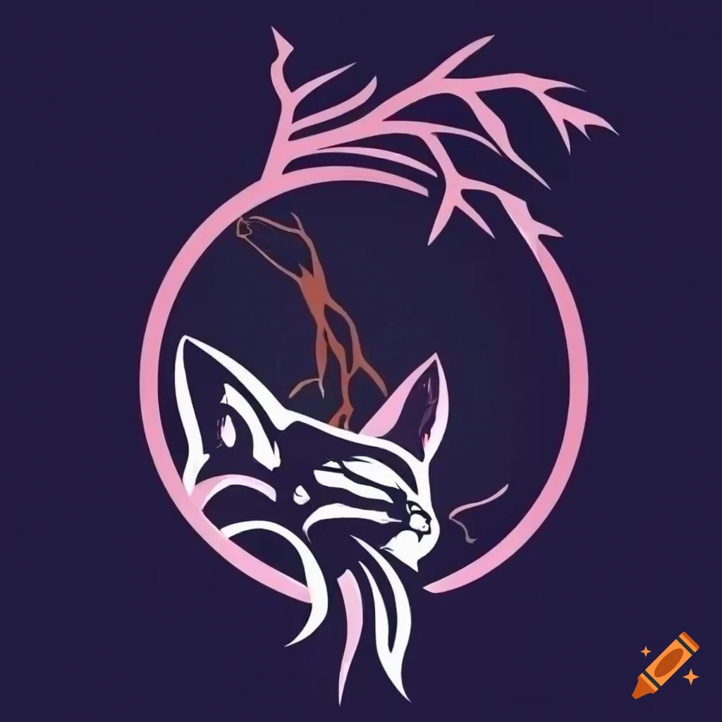 wildcat logo climbing a tree outline