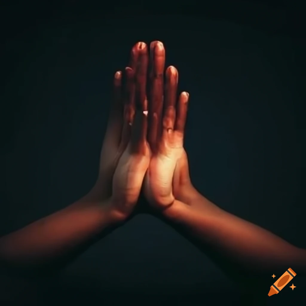 hand making the letter A gesture