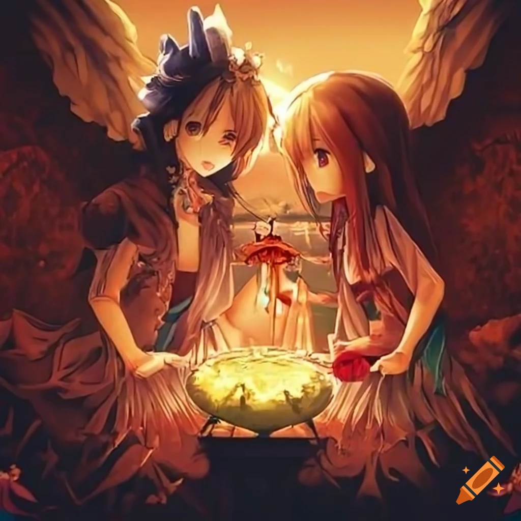 shrine under harvest moon