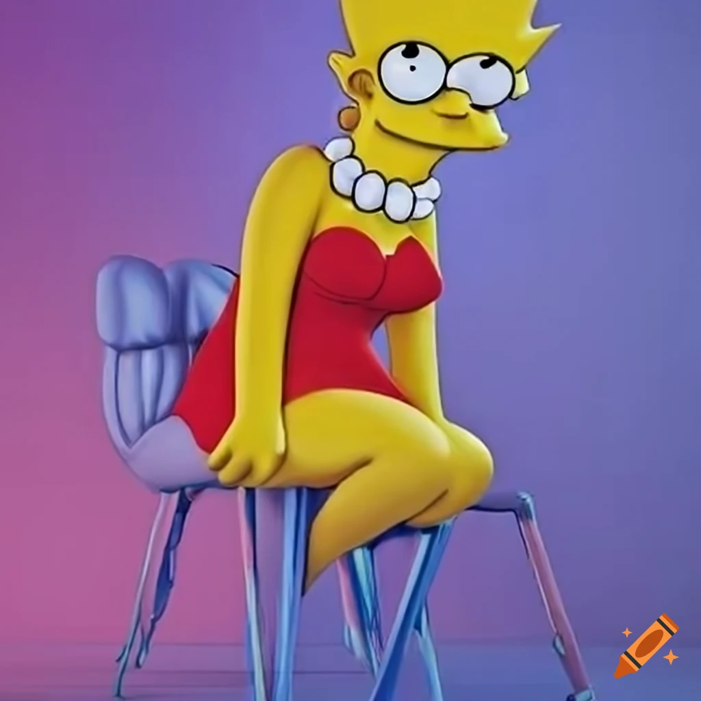 Tall Depiction Of Lisa Simpson