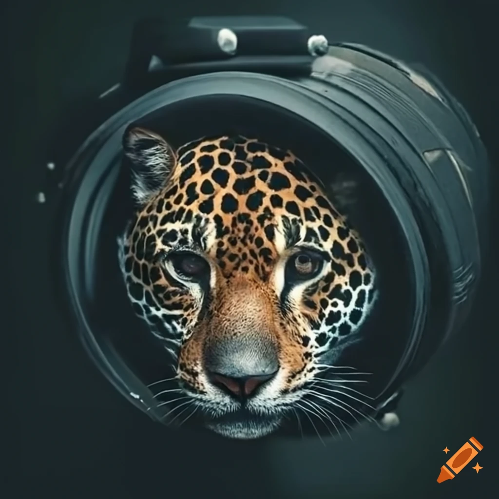 Mountain lion with camera and slate on Craiyon