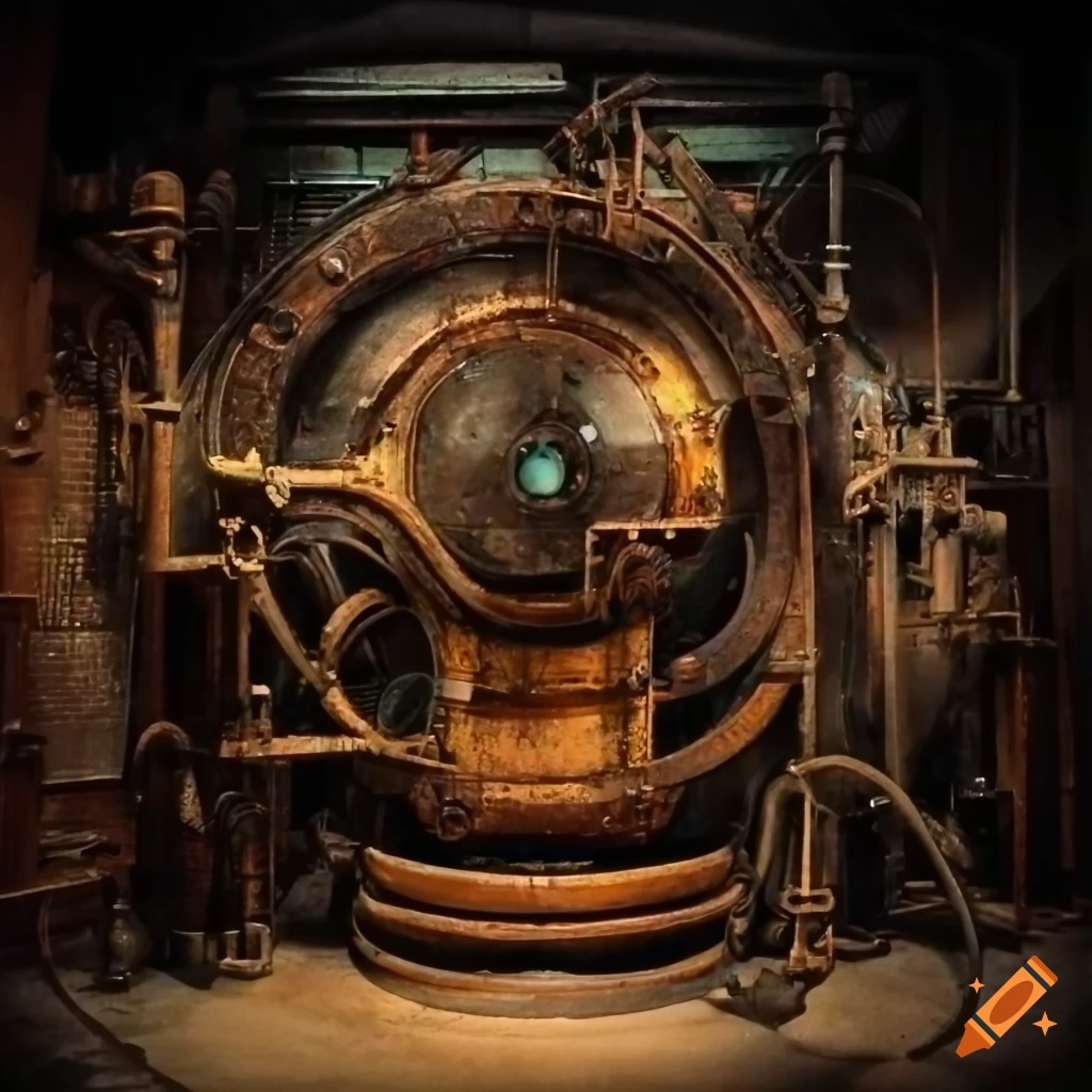 Ultra Realistic Steampunk Room Figure with Artificial Intelligence ·  Creative Fabrica