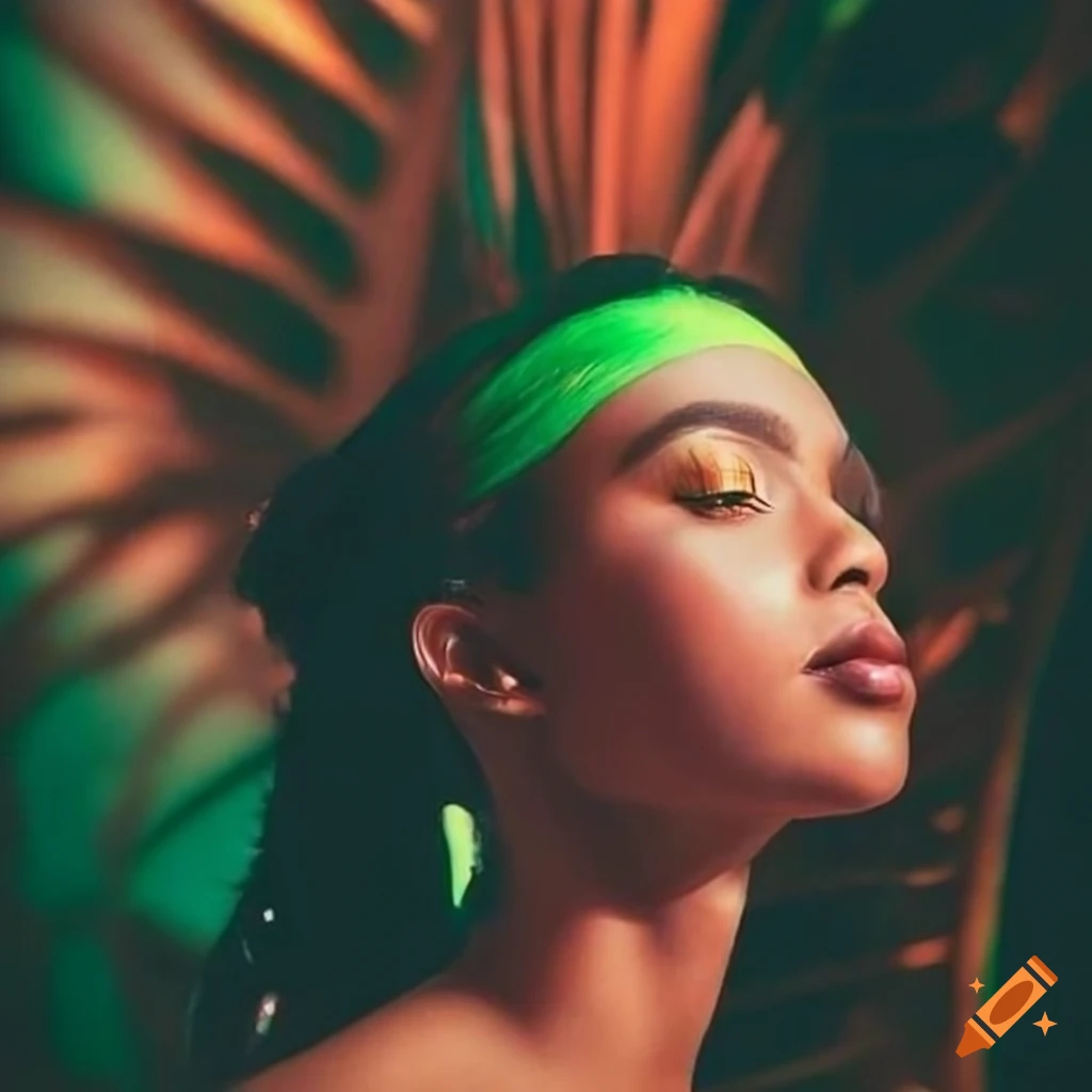 tropical reggae woman aesthetic
