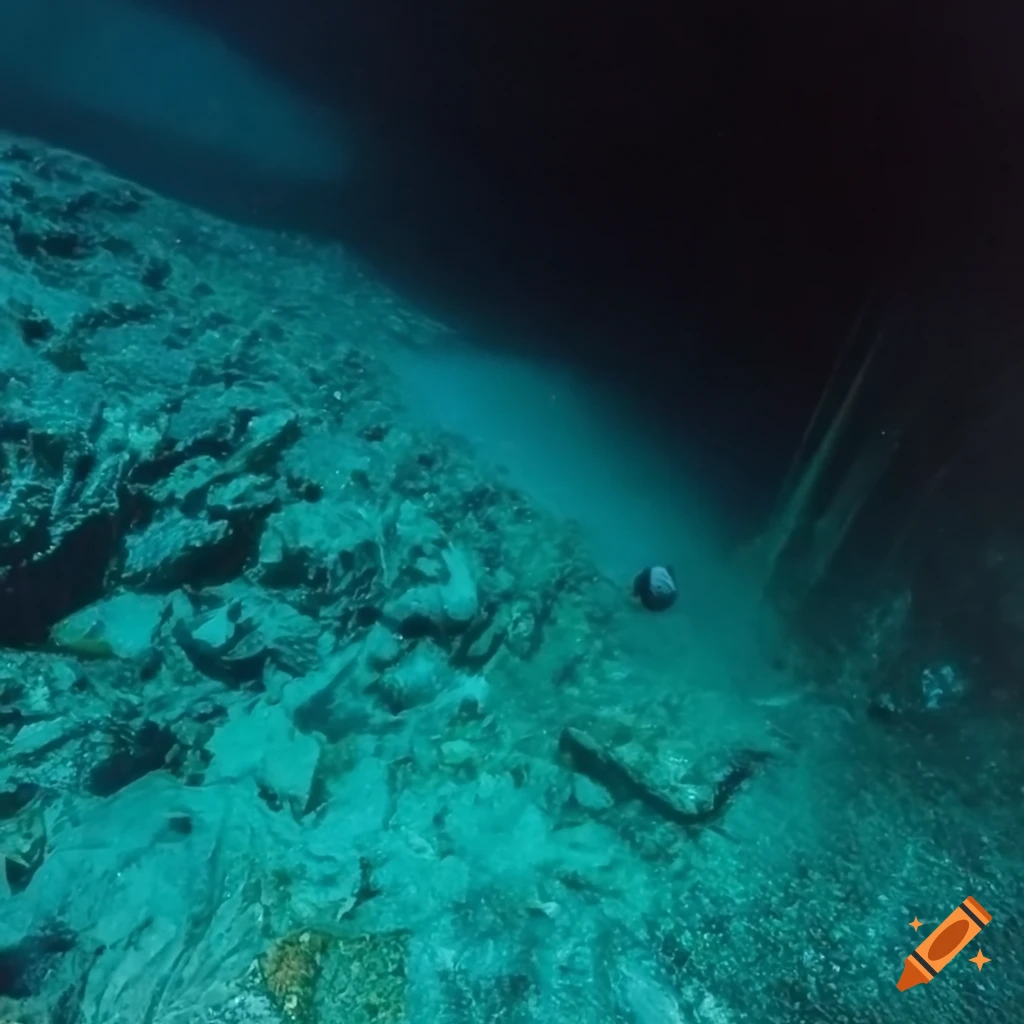 Photo of the bottom of the mariana trench on Craiyon