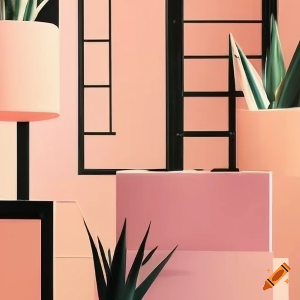 geometric representation of indoor plants