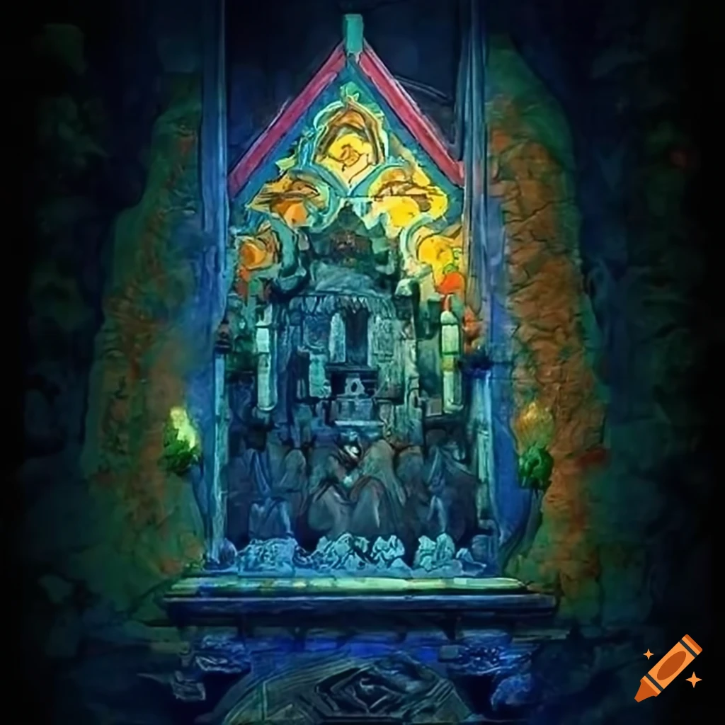 detailed wood carving artwork inspired by Zelda game