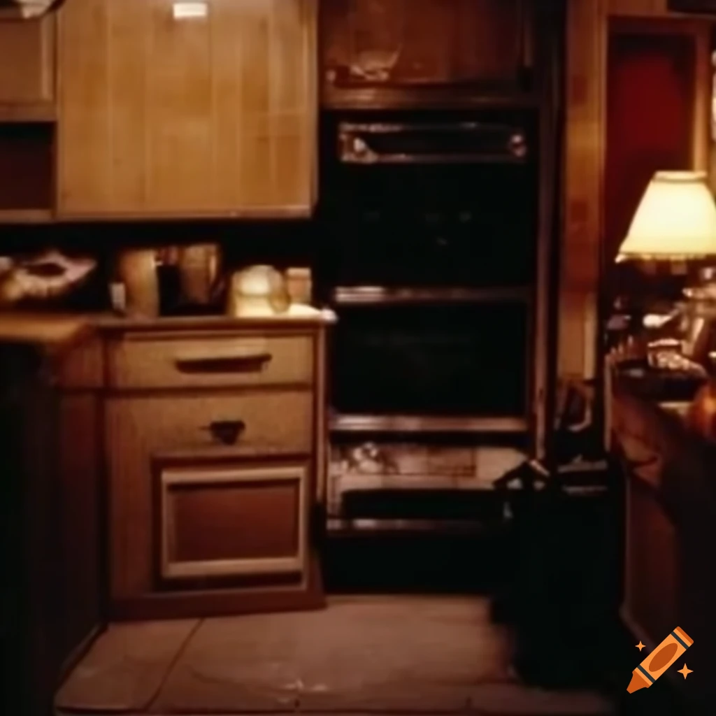 grind house style murder scene in a New York kitchen