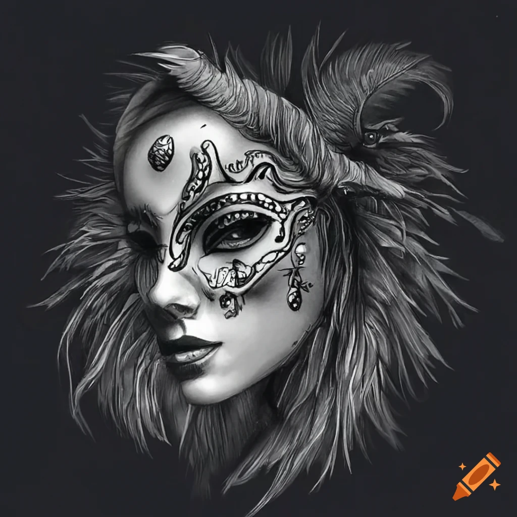 Work in progress - Hannya mask tattoo - Clare Keton Tattoo Artist