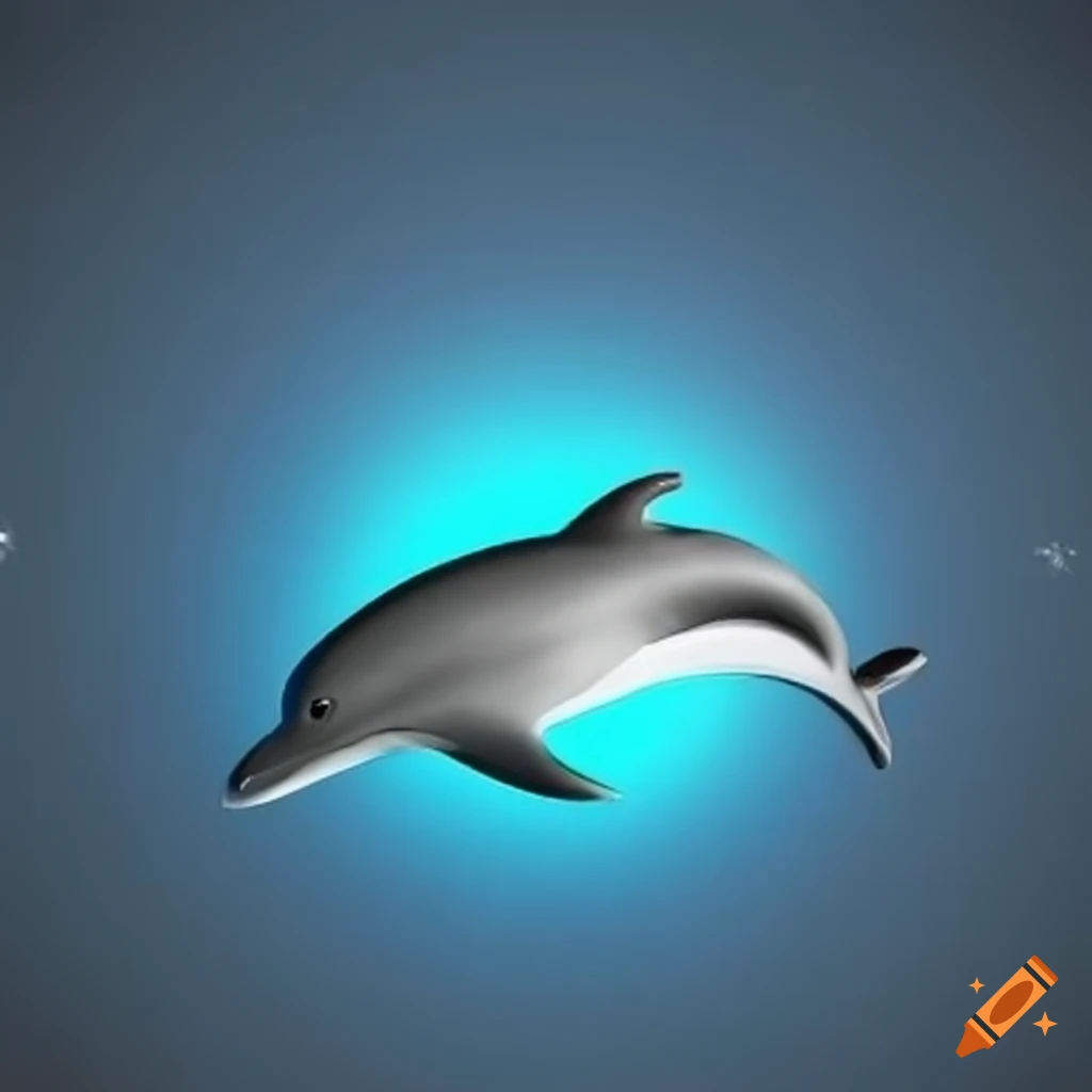 3d logo with a dolphin symbolizing digital transformation on Craiyon