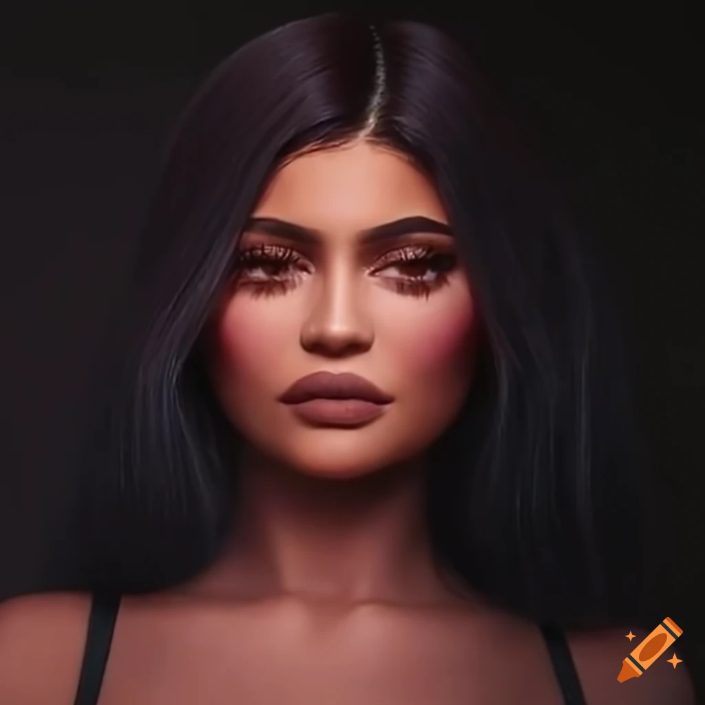 Portrait of kylie jenner on Craiyon