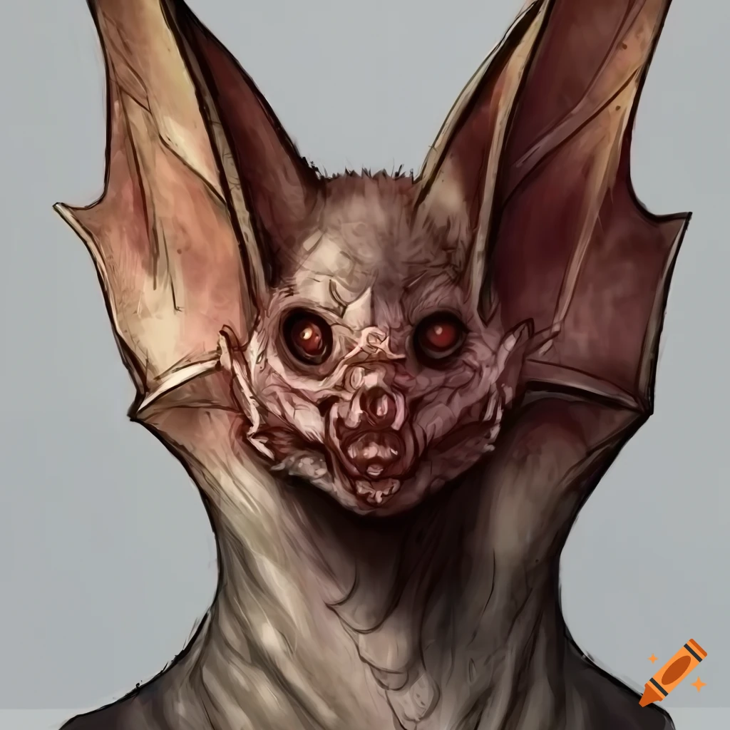 Fantasy monster bat on Craiyon