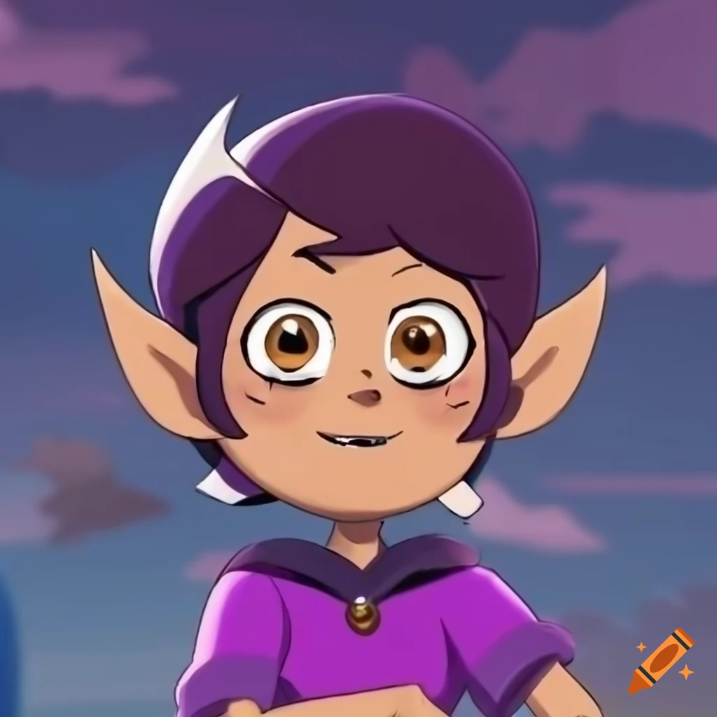 Character from an animated series with pointed ears