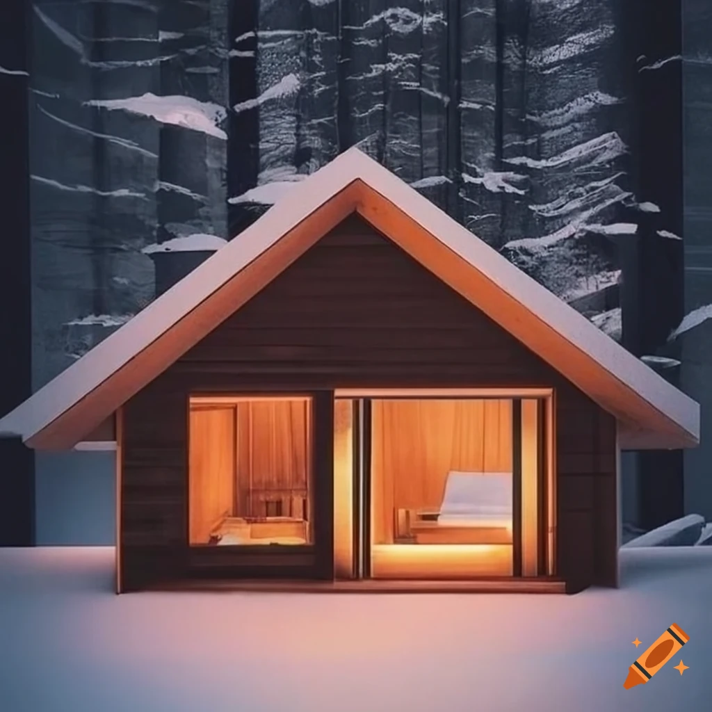 cozy minimalist cabin architecture
