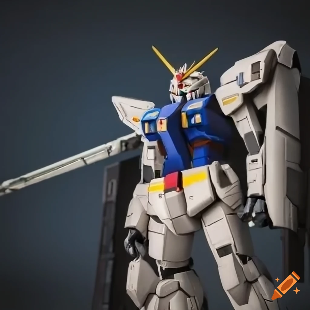 Gundam in battle field