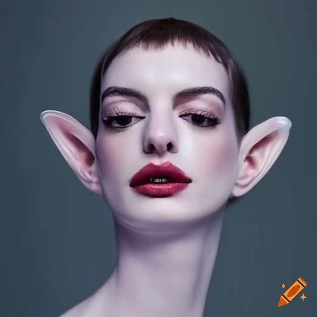 anne-hathaway-wearing-a-milk-white-transparent-latex-lamb-head-on-craiyon