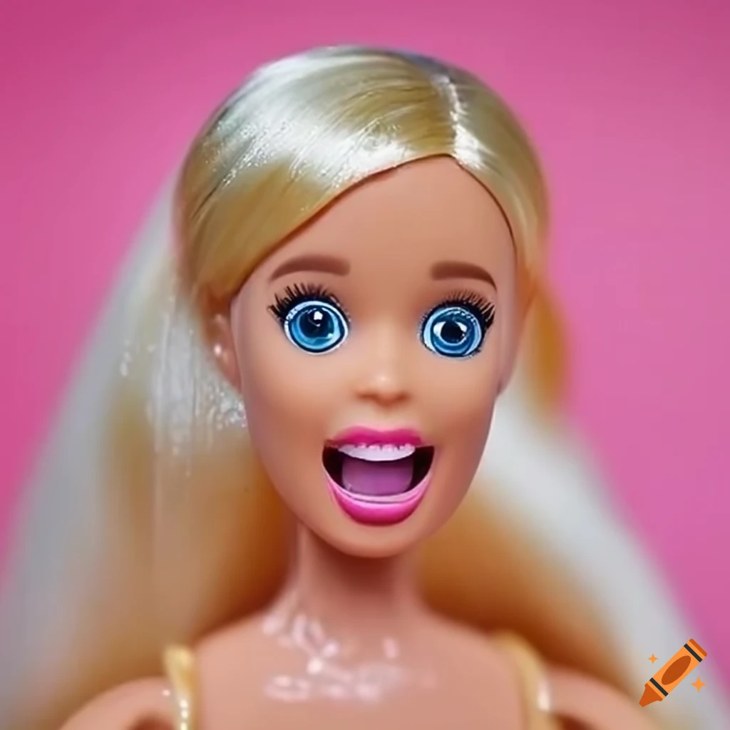 Barbie Doll Taking A Bath
