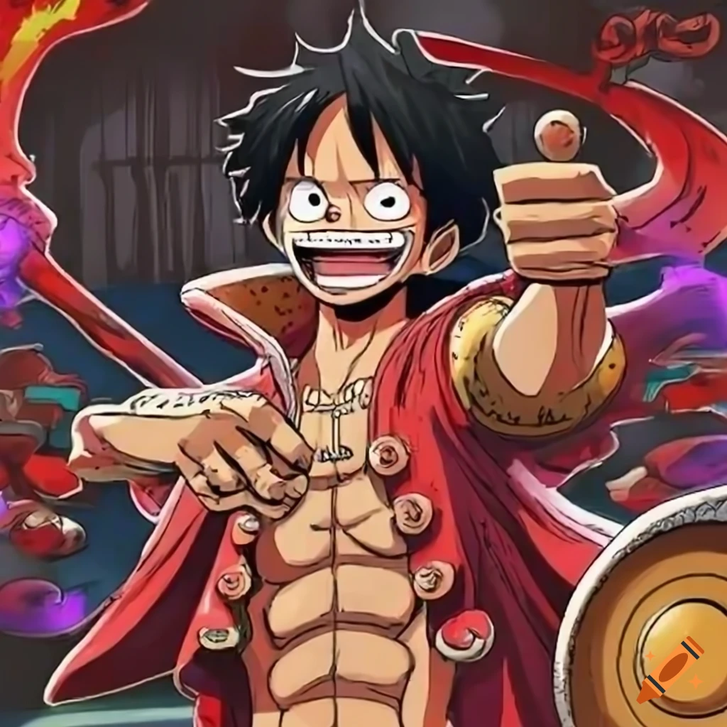 Luffy gear 5 looking at the stars at night high definition extreme high  quality