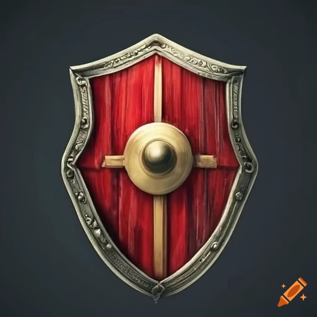 Simple shield icon on Craiyon