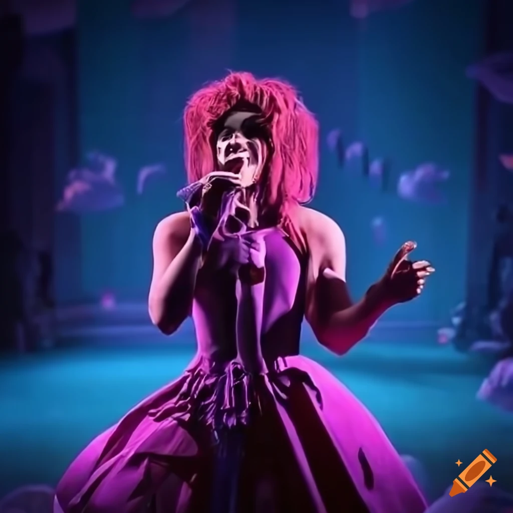 Scene from Yugi-oh the musical on Broadway