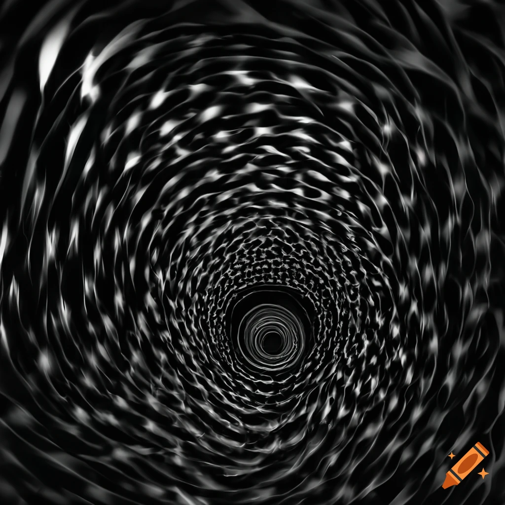black and white visualization of polyrhythmic music