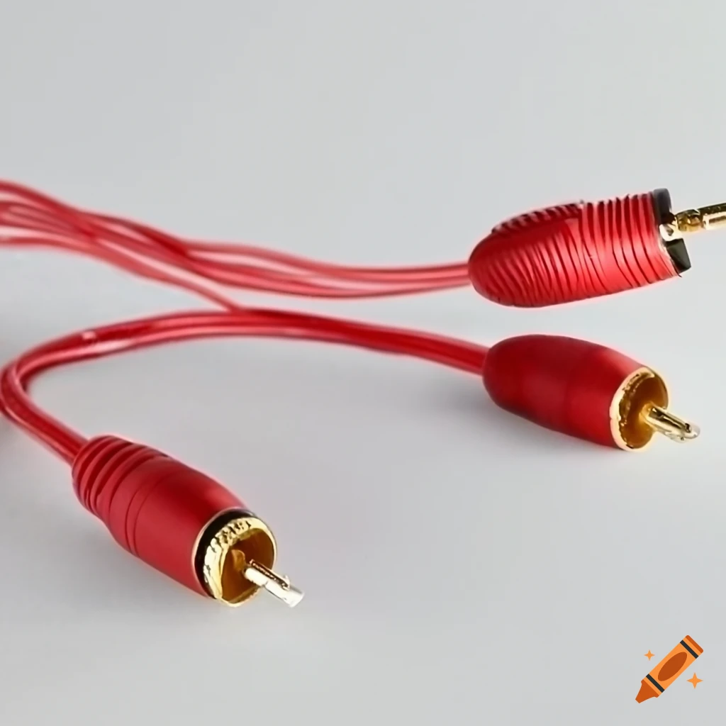 Photo of rca speaker connectors on Craiyon
