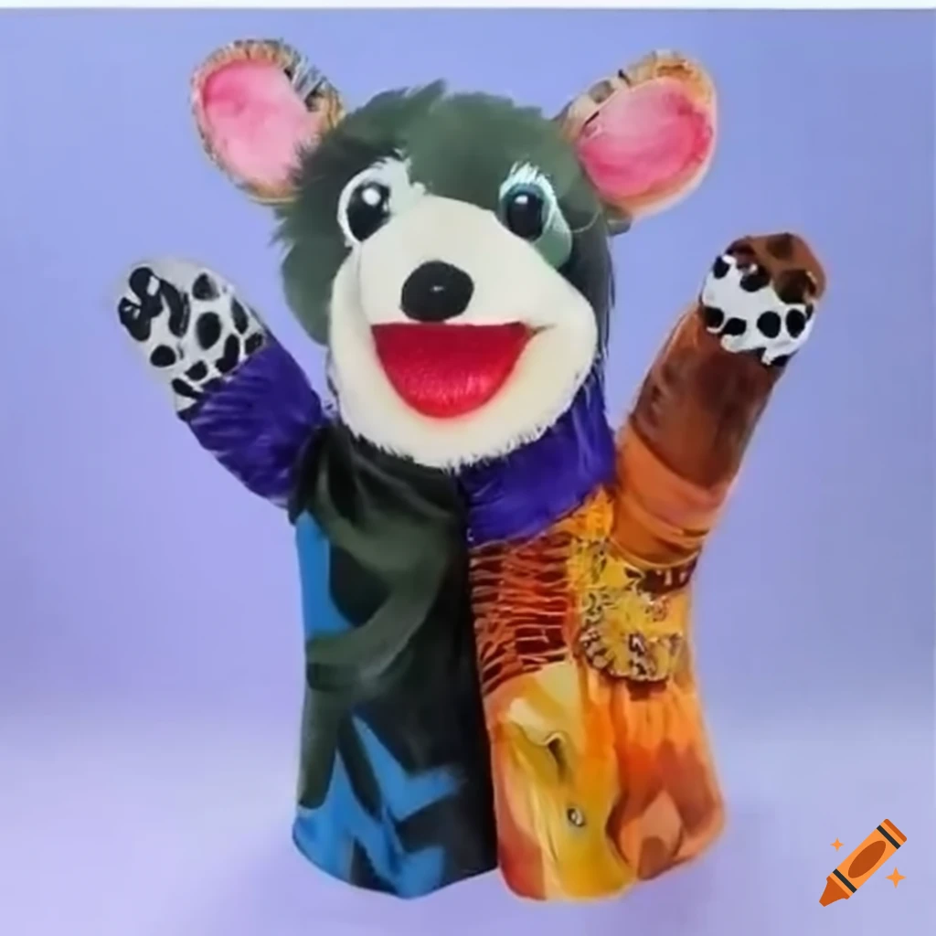 Animal hand puppet for kenyan children on Craiyon