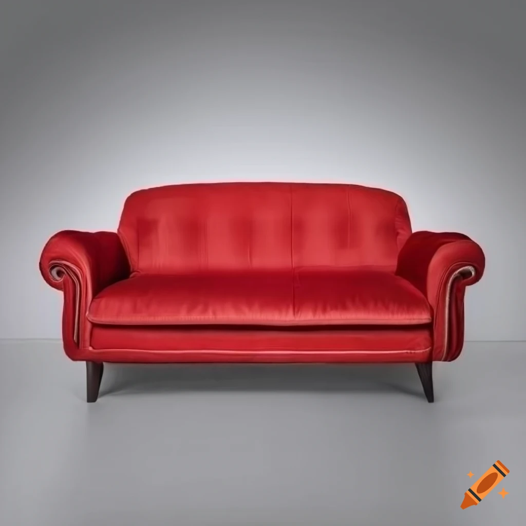 modern-red-sofa-on-a-white-background-on-craiyon