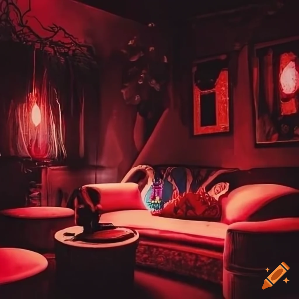 bohemian electric lounge aesthetic