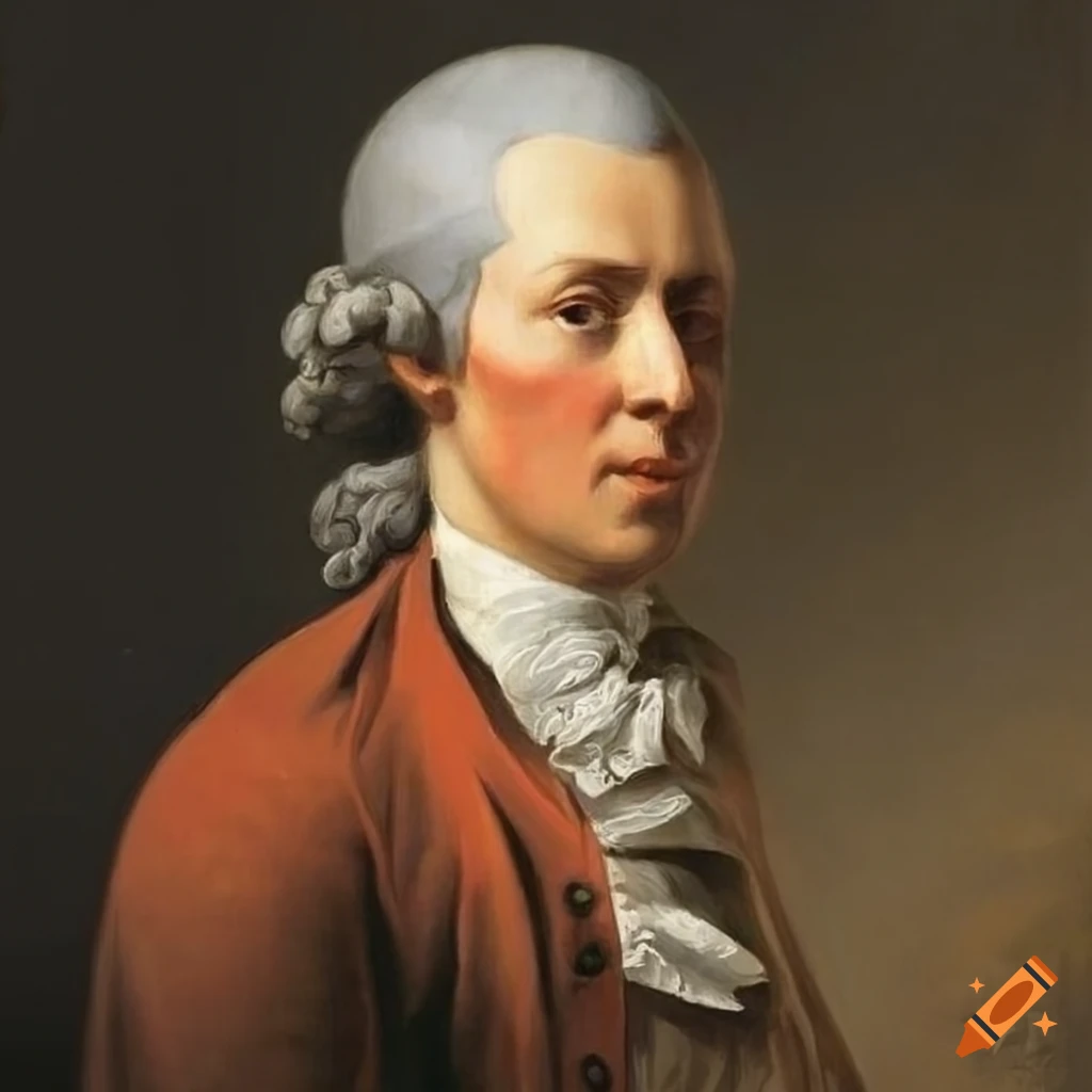 Portrait of a german from 1795