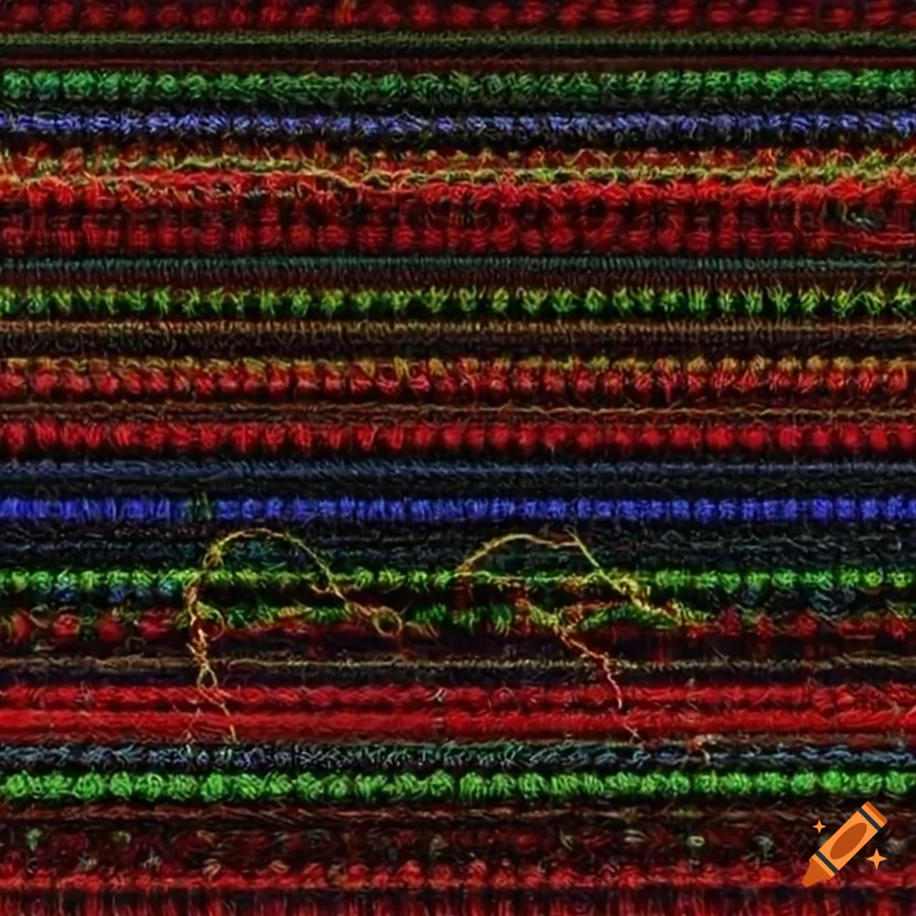 abstract motion effects of unravelling string yarn