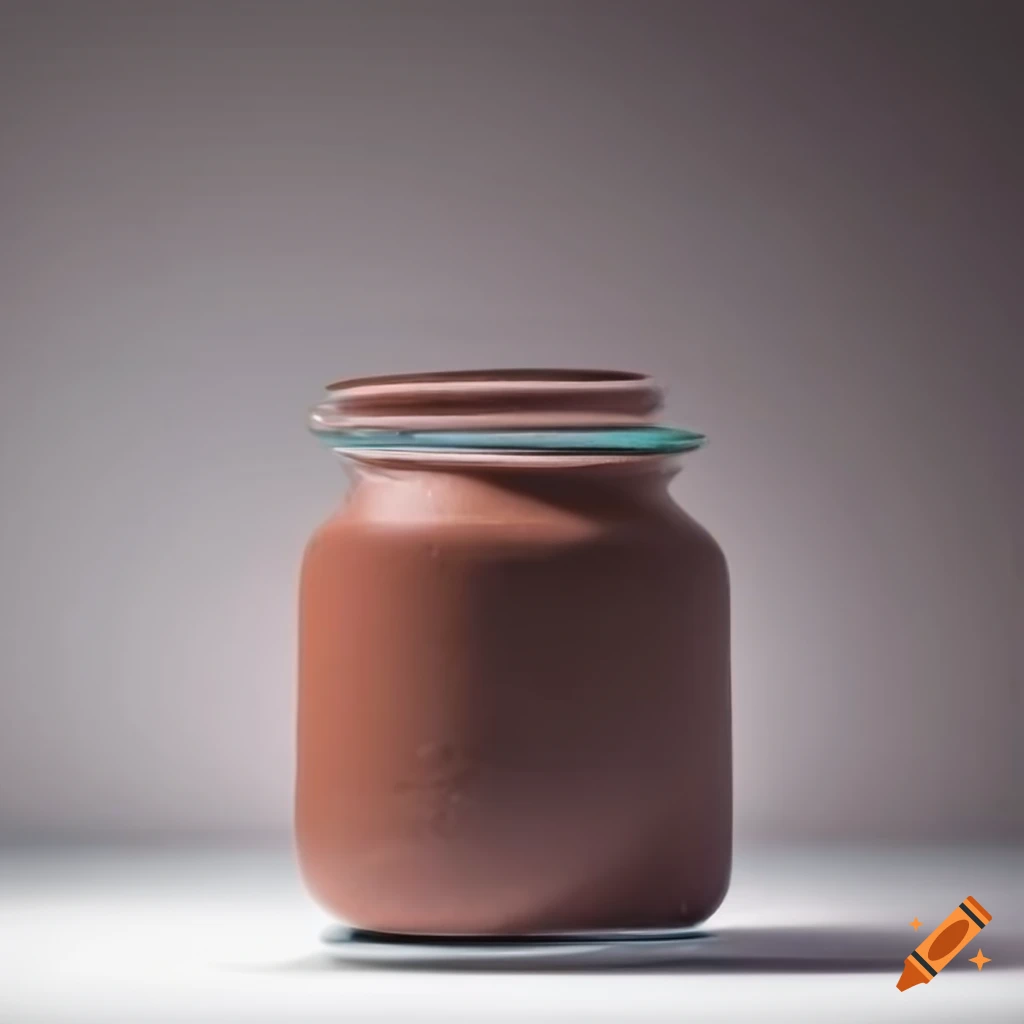 clay jar with white background