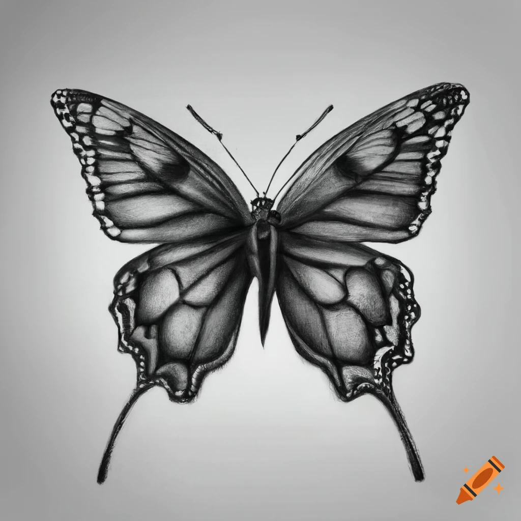 Butterfly Drawing Easy Tutorial Step by Step | Amazing Results-vinhomehanoi.com.vn