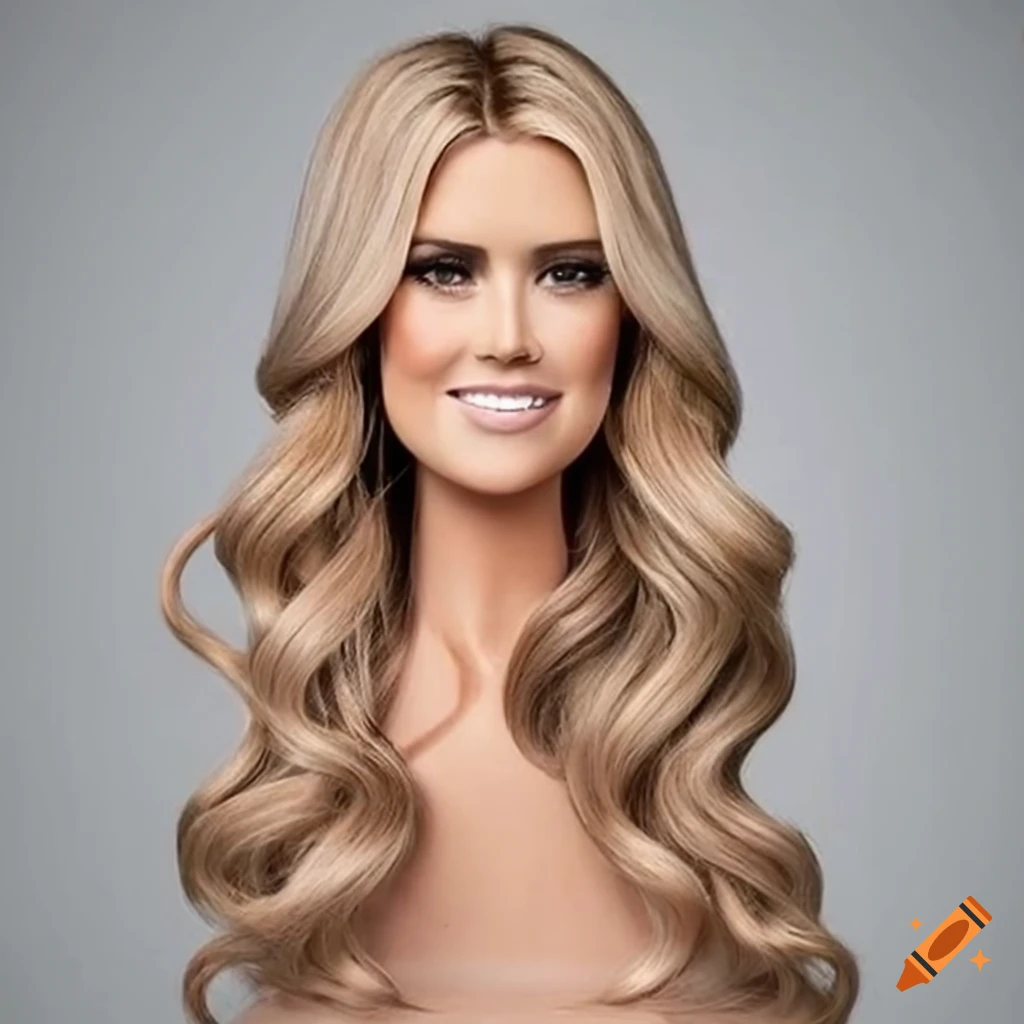 lifelike Christina El Moussa styling head in a store